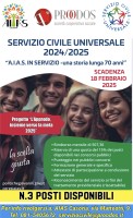 Tre posti disponibili per il "Servizio Civile Universale": candidature entro il 18 febbraio!