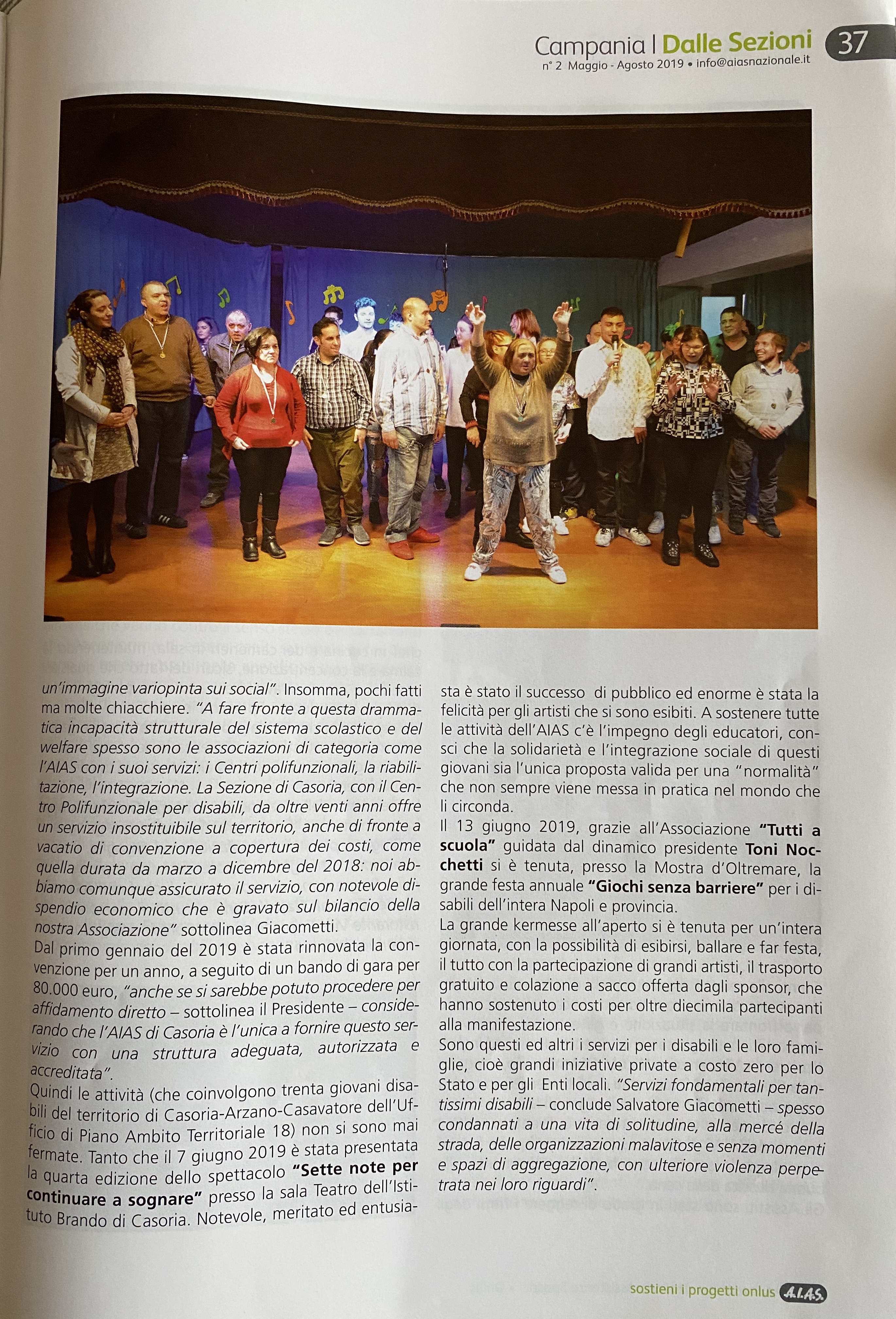 pagina giornale aias 1